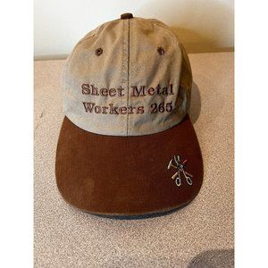 Union Wear Mens Adjustable Local Sheetmetal Workers 265 Hat Cap Illinois Tan